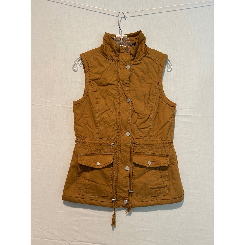 YMI Collection Women Brown Faux Fur Lined Utility Vest V1143 Size M
